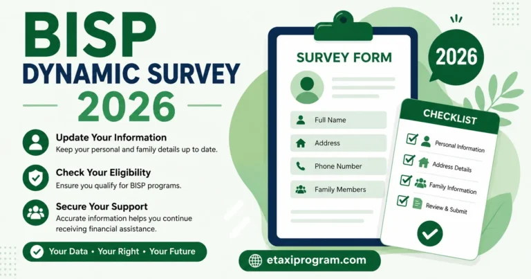 BISP Dynamic Survey Registration 2026 Full Guide