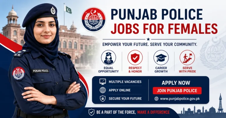 Punjab Police Jobs for Females 2026