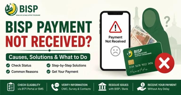 BISP Payment Not Received